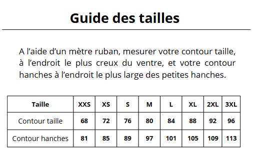 Le shorty : patron PDF + guide