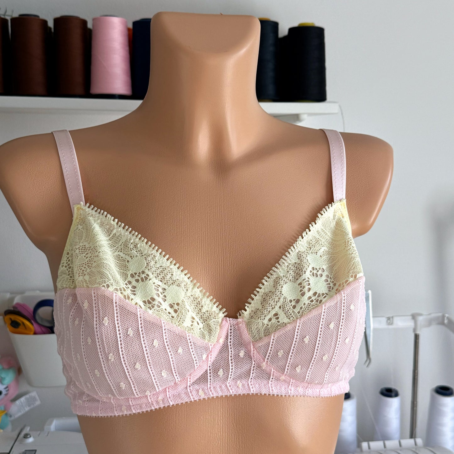 Box lingerie : Rose-Jaune