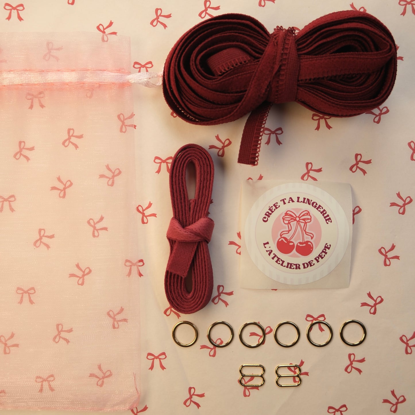 Box lingerie - ROUGE