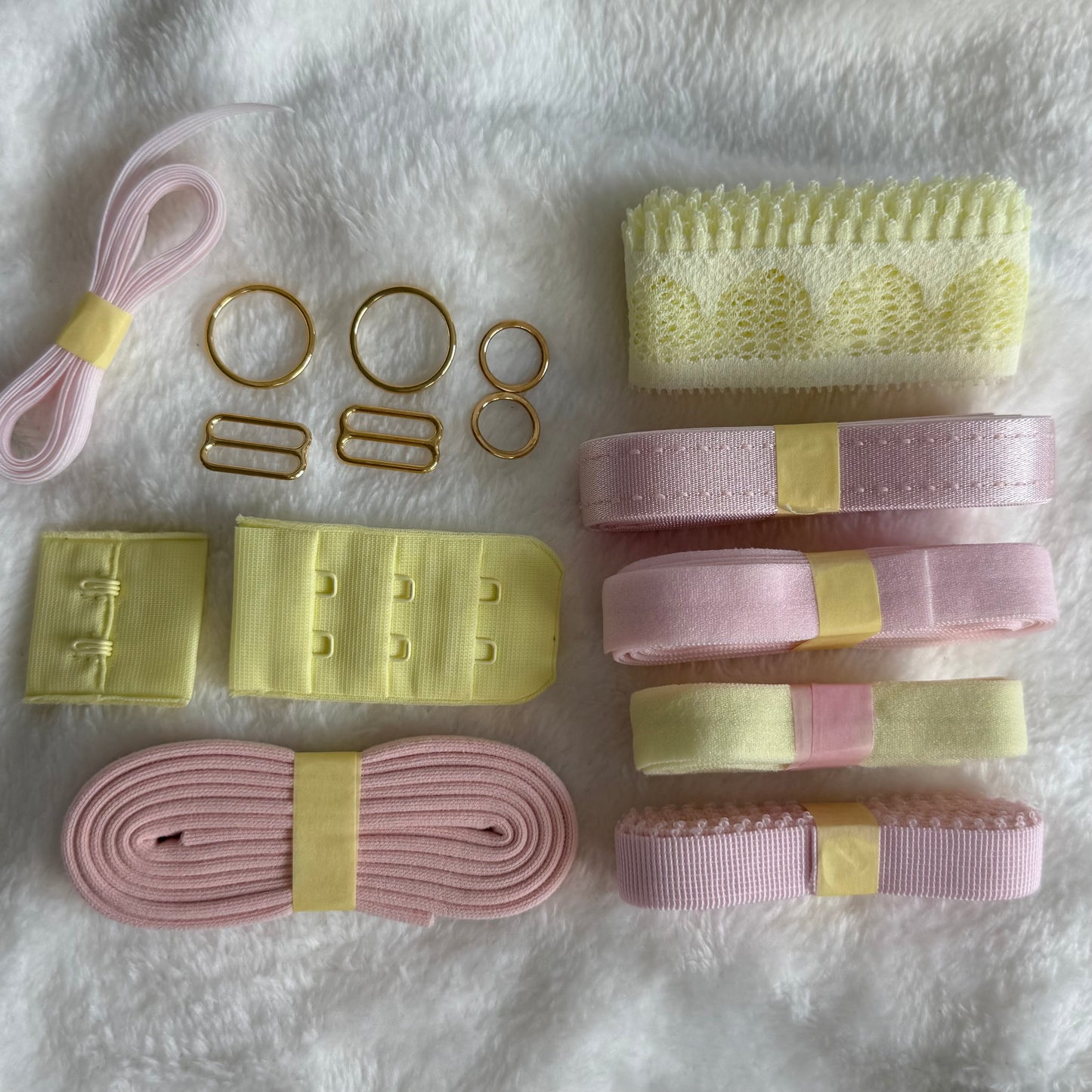 Box lingerie : Rose-Jaune