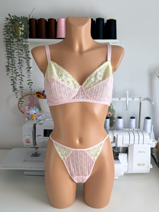 Box lingerie : Rose-Jaune