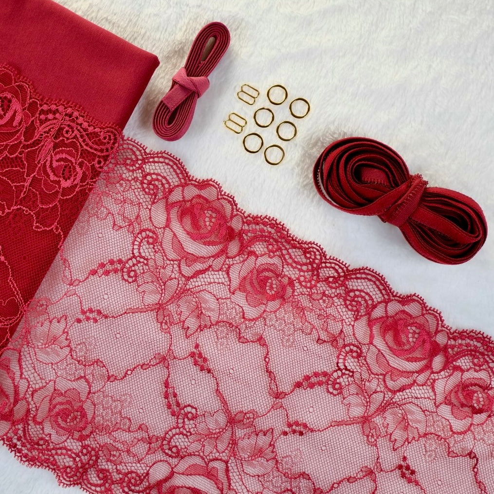 Box lingerie - ROUGE
