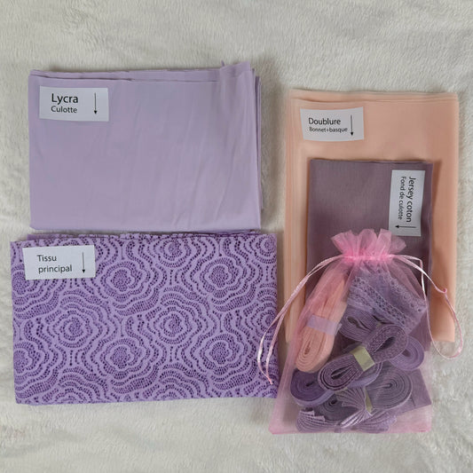 Box lingerie : lilas