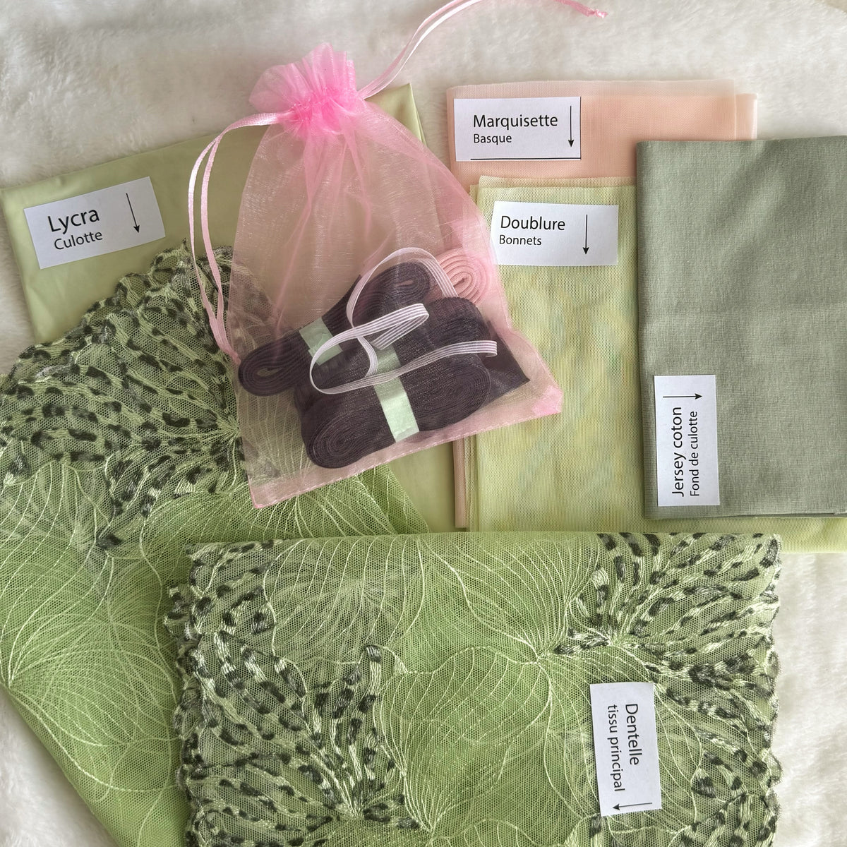 Box lingerie : Vert Léopard