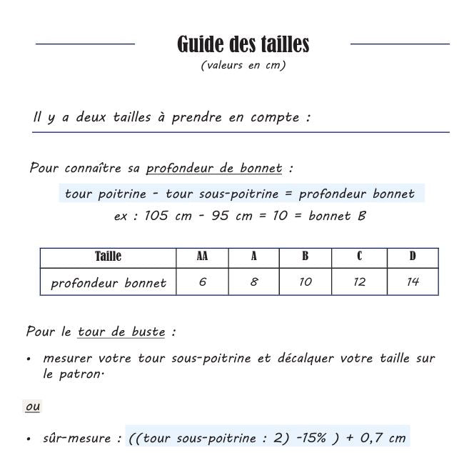 La Bralette : patron + guide